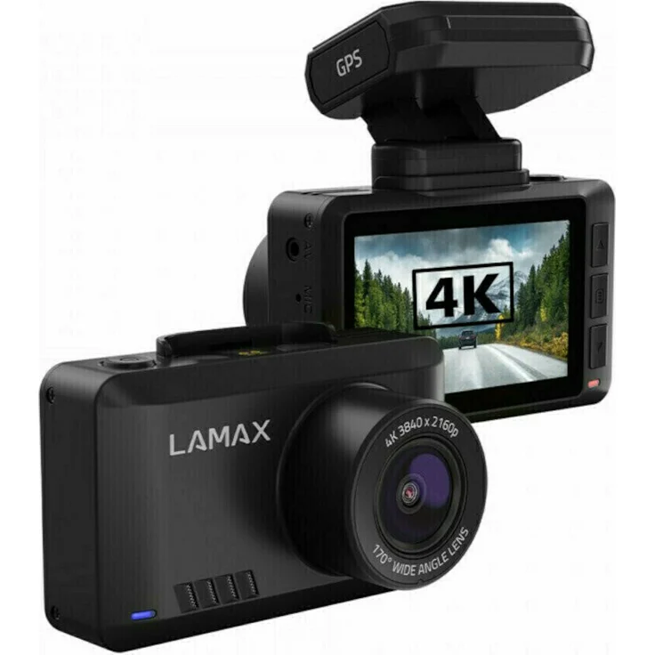 LAMAX T10 Real 4K Dashcam mit GPS WiFi + Mobile App Weitwinkelaufnahmen 170° Radarwarnung 50 Länder – Bild 1