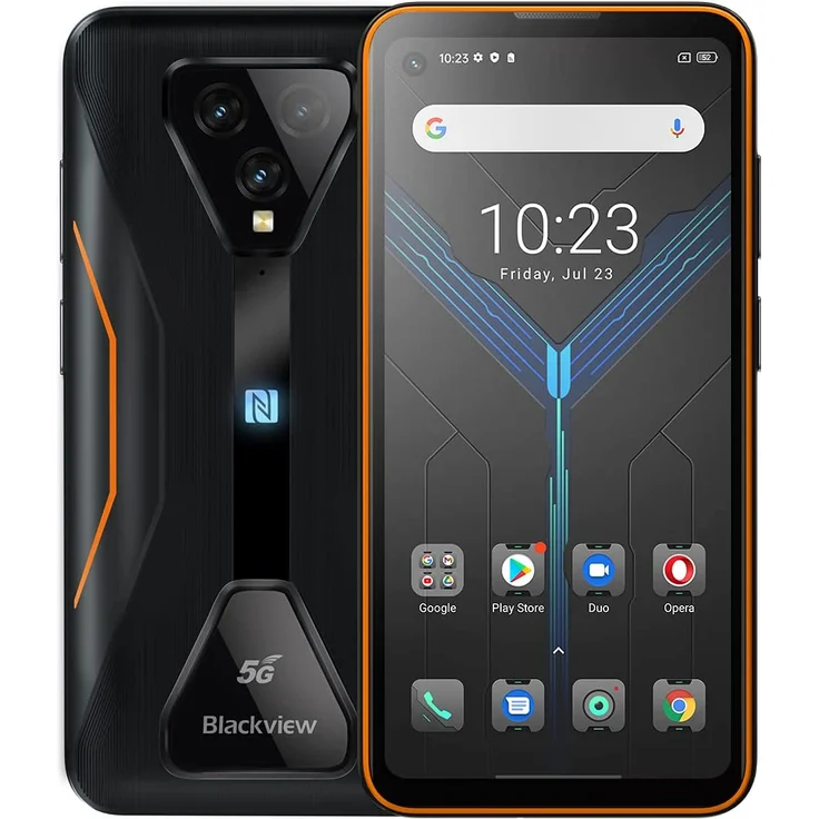 Blackview BL5000 Smartphone 16,15cm (6,36 Zoll) IPS-Display, 128GB interner Speicher, 8GB RAM, Dual-SIM, Android 11, Black – Bild 1