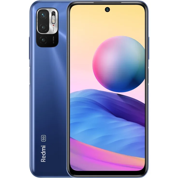 Xiaomi Redmi Note 10 5G Smartphone 16,51cm (6,5 Zoll) IPS-Display, 64GB interner Speicher, 4GB RAM, Dual-SIM, Android 11, Nighttime Blue