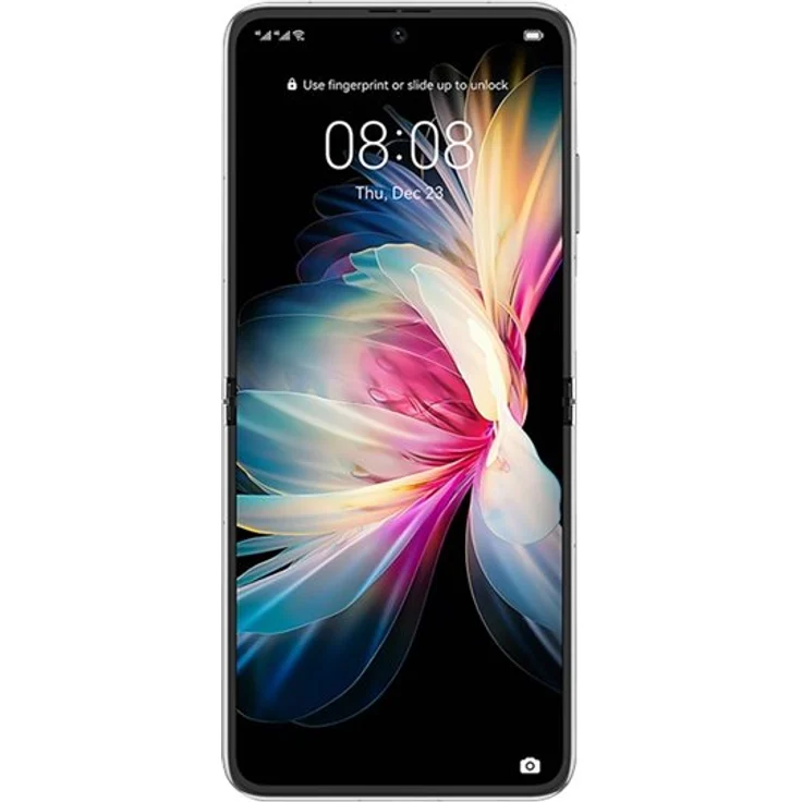 Huawei P50 Pocket Smartphone 17,53cm (6,9 Zoll) OLED-Display, 256GB interner Speicher, 8GB RAM, Dual-SIM, EMUI 12, Weiß – Bild 8