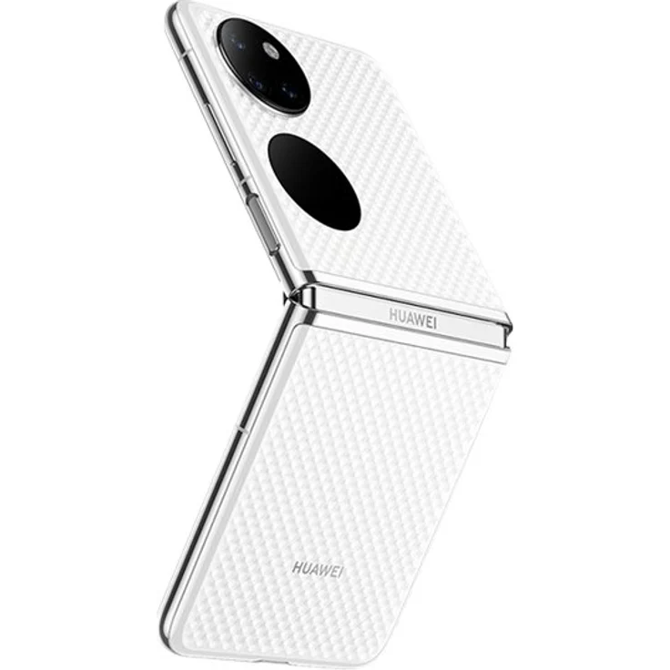 Huawei P50 Pocket Smartphone 17,53cm (6,9 Zoll) OLED-Display, 256GB interner Speicher, 8GB RAM, Dual-SIM, EMUI 12, Weiß – Bild 10