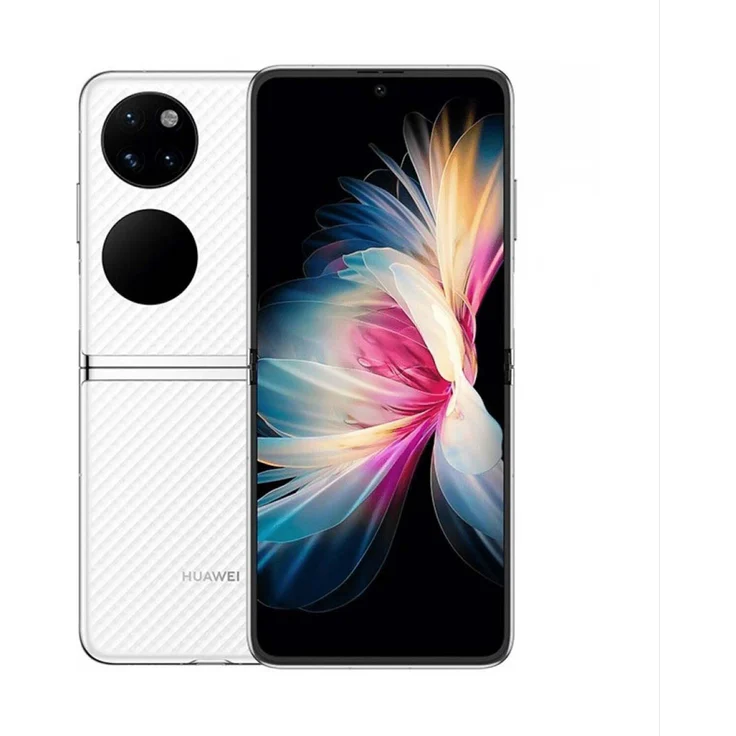 Huawei P50 Pocket Smartphone 17,53cm (6,9 Zoll) OLED-Display, 256GB interner Speicher, 8GB RAM, Dual-SIM, EMUI 12, Weiß – Bild 7