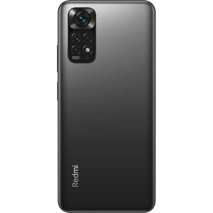 Xiaomi Redmi Note 11 Smartphone 16,33cm (6,43 Zoll) AMOLED-Display, 128GB interner Speicher, 4GB RAM, Dual-SIM, Android 11, Graphite Gray – Bild 3