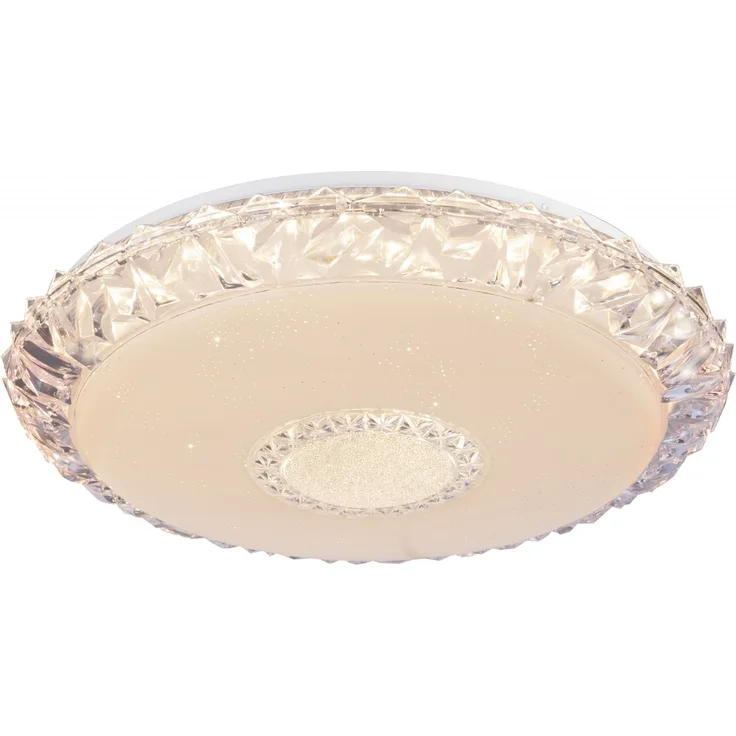 Globo LED Deckenleuchte Eddie opal, klar, weiß