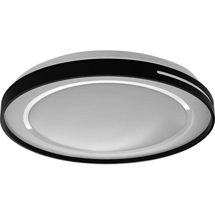 LEDVANCE SMART+ LED ORBIS LISA Wand- und Deckenleuchte Tunable White WiFi 48,4 cm Stahl Schwarz, 573536