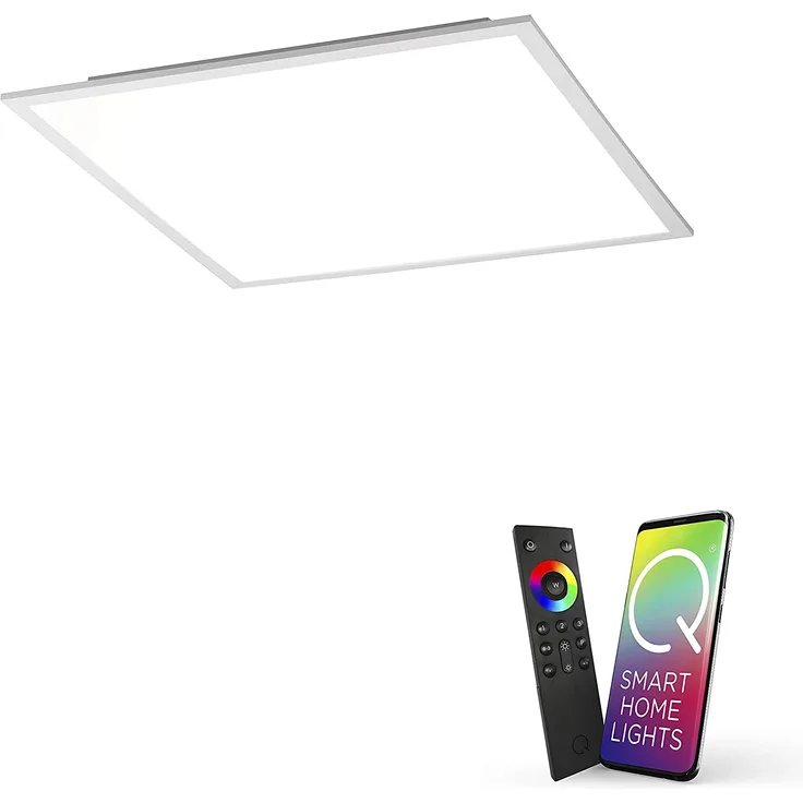 Paul Neuhaus LED Deckenleuchte Q-Flag 46W CCT Weiß