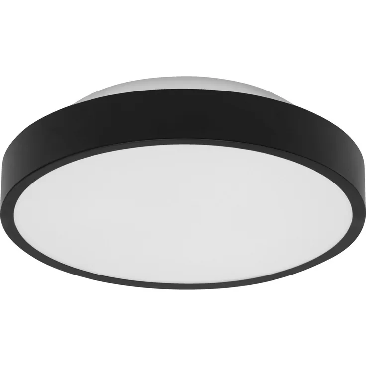 LEDVANCE SMART+ LED ORBIS BACKLIGHT Wand- und Deckenleuchte RGBW WiFi 35 cm Metall Schwarz, 573574