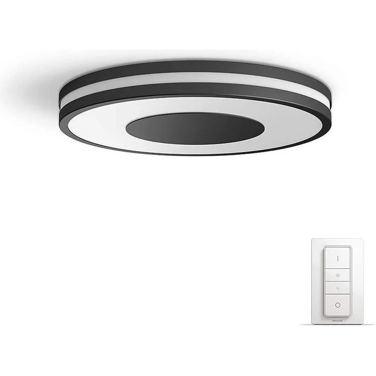 Philips Hue White Ambiance Being - LED-Deckenleuchte mit Dimmschalter - Black – Bild 1