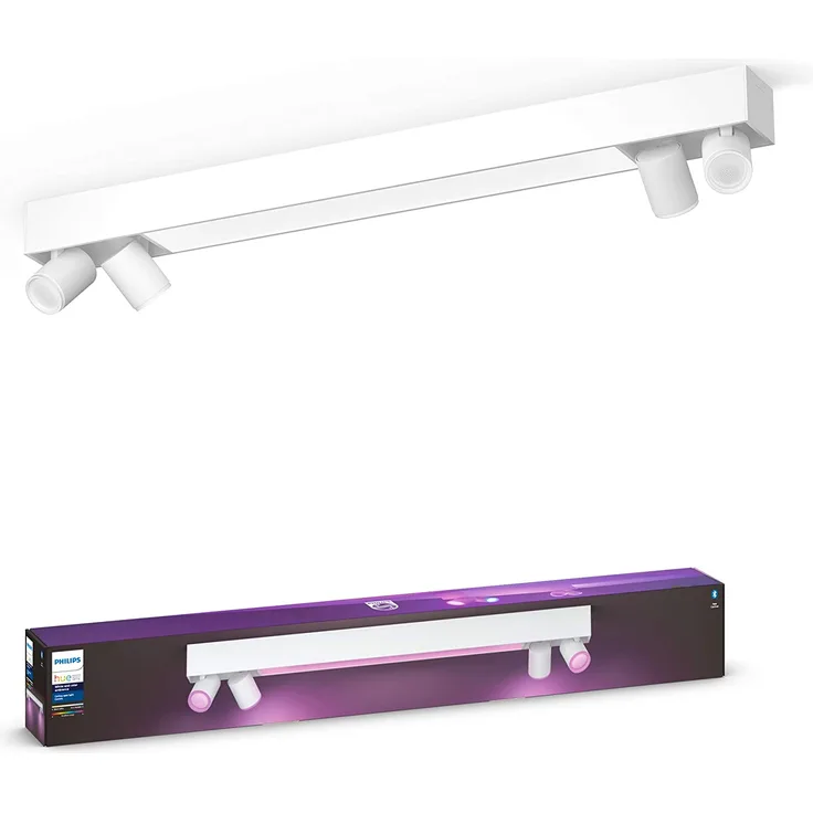 Philips Hue White & Color Ambiance BT Centris Spot 4 flg. weiß 4200lm