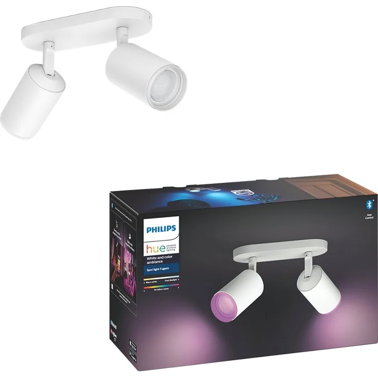 Philips Lighting Hue LED-Wandstrahler 5063231P7 Fugato GU10 11.4W Warmweiß bis Kaltweiß – Bild 1