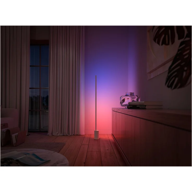 Philips Hue Gradient Signe Stehleuchte weiß – Bild 7