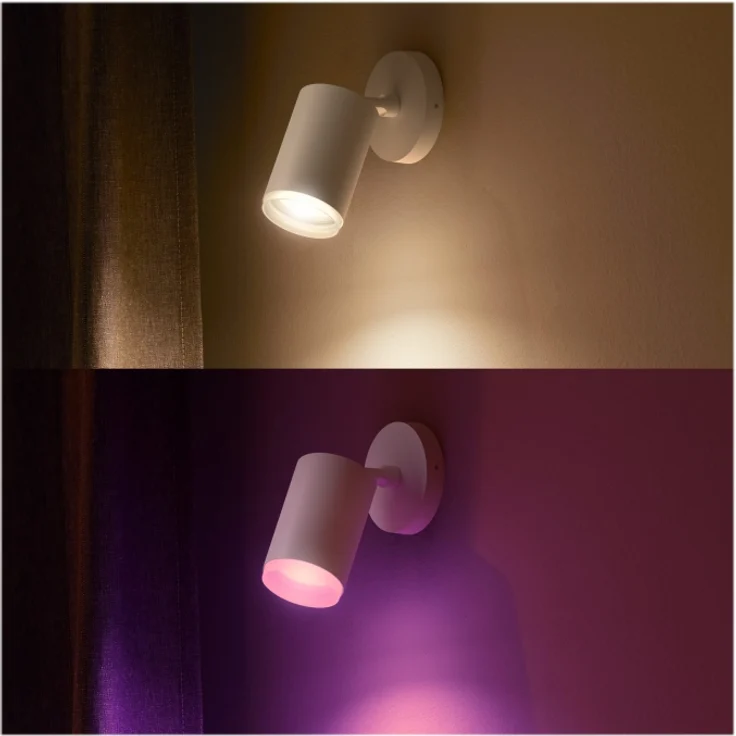 Philips Lighting Hue LED-Wandstrahler 5063131P7 Fugato GU10 5.7W Warmweiß bis Kaltweiß – Bild 2