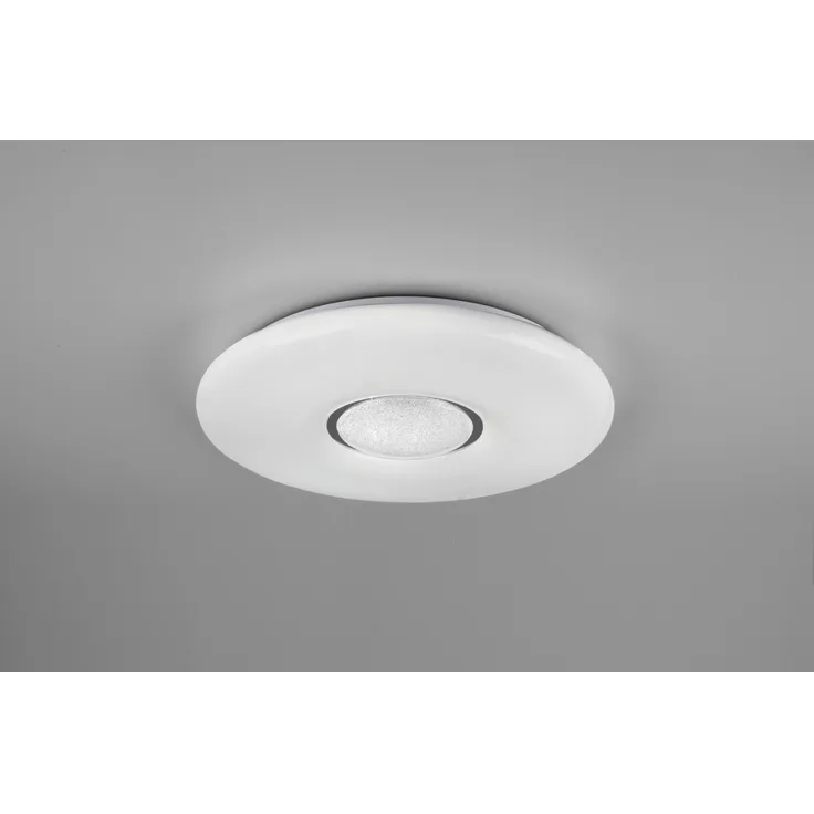 Reality Leuchten LED Deckenleuchte Lia weiß, chrom