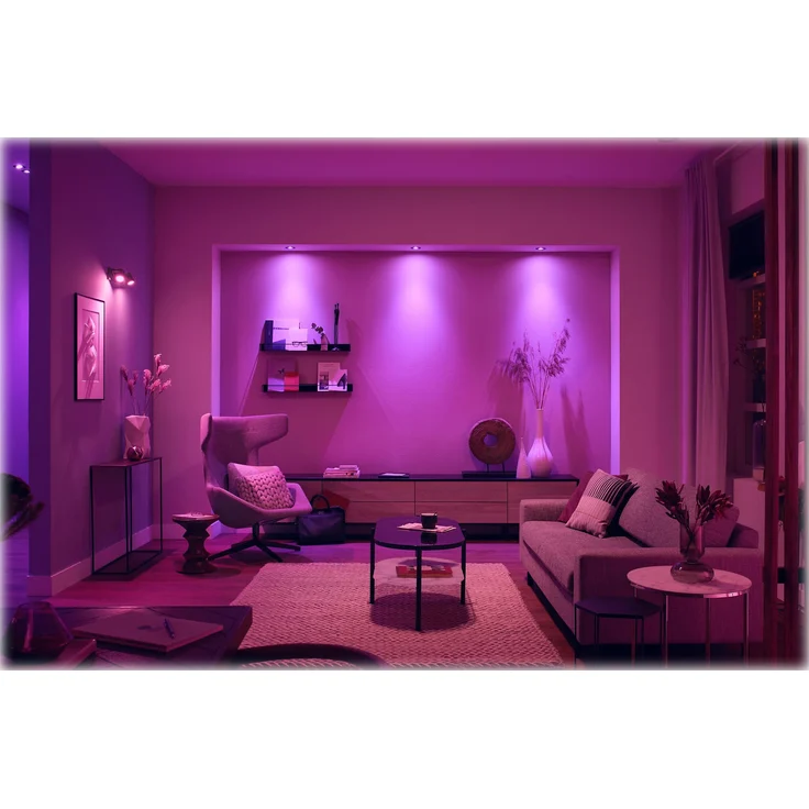 Philips Lighting Hue LED-Deckenstrahler Hue White & Color Ambiance Centura Einbauspot 3 flg. weiß 3x350lm GU10 17.1W – Bild 6