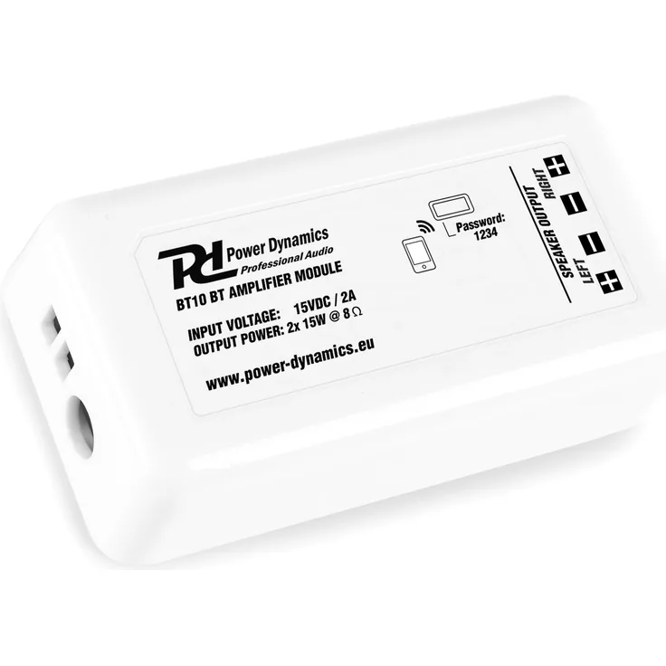Power Dynamics BT10 Kompakter BT-Stereo-Verstärker
