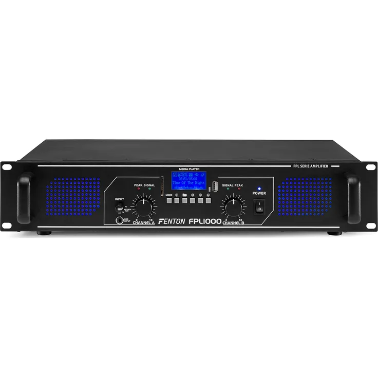 Fenton FPL1000 Digital-Verstärker Blaue LED + EQ