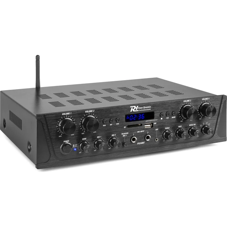 Power Dynamics PV240BT 4-Zonen-Audio-Verstärkersystem 400W