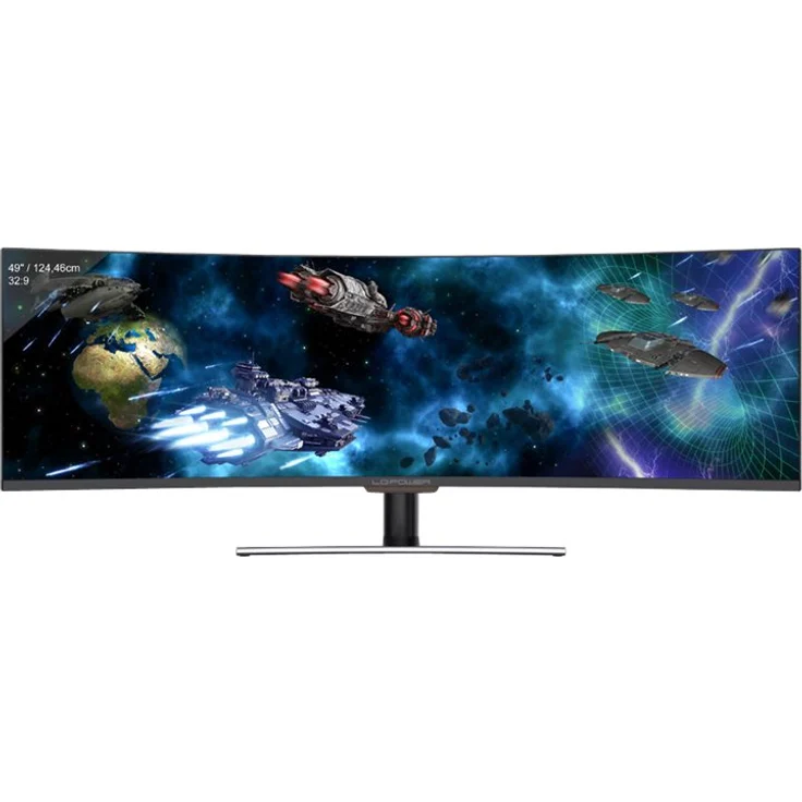 LC-Power LC-M49-DFHD-144-C - 49 Zoll, Full HD (1920 x 1080 Pixel), VA-Panel, 144 Hz, 6 ms, 350 cd/m² (LC-M49-DFHD-144-C-Q) – Bild 8