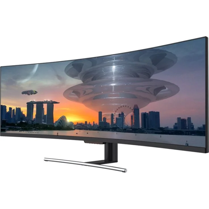 LC-Power LC-M49-DFHD-144-C - 49 Zoll, Full HD (1920 x 1080 Pixel), VA-Panel, 144 Hz, 6 ms, 350 cd/m² (LC-M49-DFHD-144-C-Q) – Bild 2