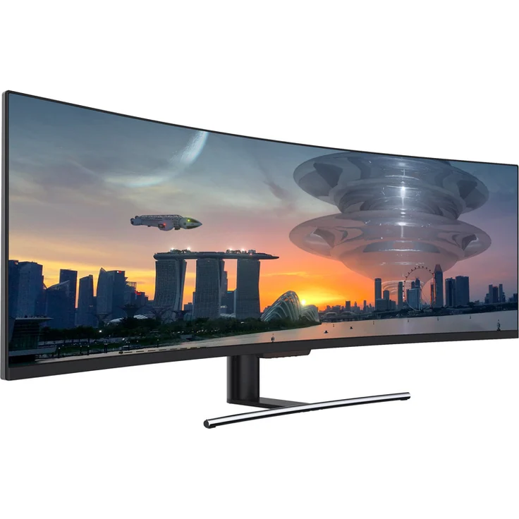 LC-Power LC-M49-DFHD-144-C - 49 Zoll, Full HD (1920 x 1080 Pixel), VA-Panel, 144 Hz, 6 ms, 350 cd/m² (LC-M49-DFHD-144-C-Q) – Bild 4