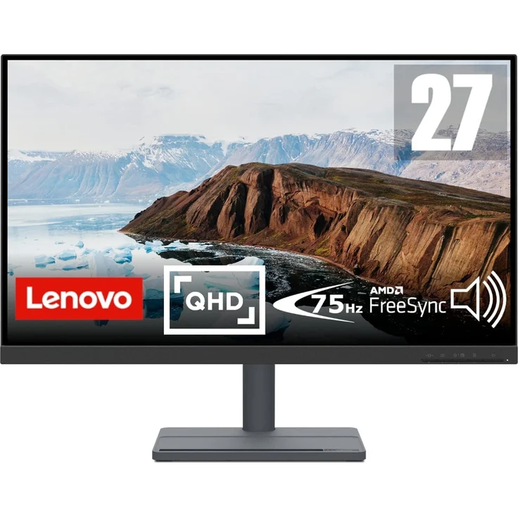 Lenovo L27q-35 - 27 Zoll, QHD (2560 x 1440 Pixel), VA-Panel, 75 Hz, 6 ms, 350 cd/m² (66D5GAC2EU) – Bild 10
