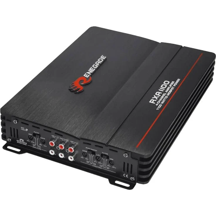RXA1100 4-Kanal Analog Endstufe 4x75-150W 4x135-275W (Schwarz) () – Bild 1