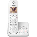 Panasonic KX-TGC420GW Schnurloses Telefon mit Anrufbeantworter, weiß