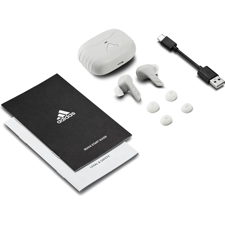 Adidas Z.N.E. 01 TWS ANC Light Grey, True Wireless In-Ear-Kopfhörer, Noise Cancelling, weiß – Bild 8