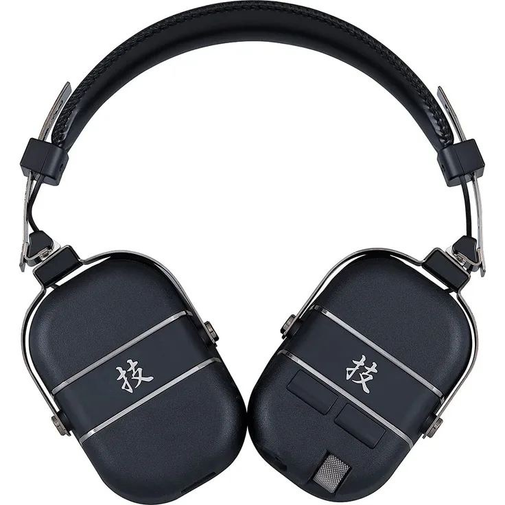 Boss Audio WAZA-AIR Bass Wireless Headphones Over-Ear-Kopfhörer, Funk, schwarz