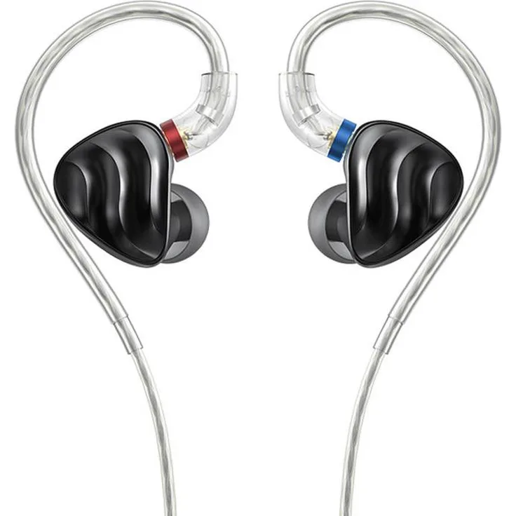 FiiO FH3 In-Ear-Kopfhörer, schwarz, transparent