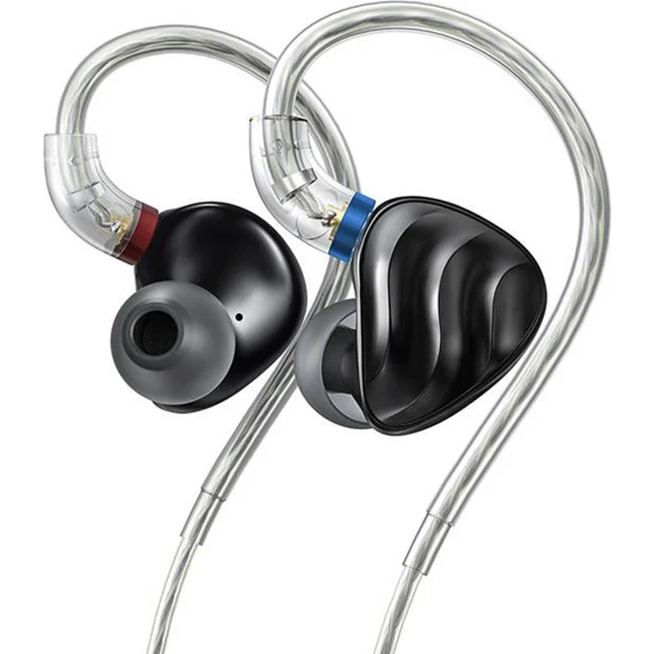 FiiO FH3 In-Ear-Kopfhörer, schwarz, transparent – Bild 2