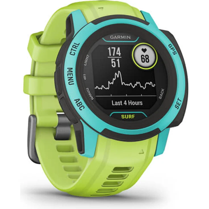 Garmin Instinct 2S Surf Edition Smartwatch GPS, Unisex, Polymergehäuse, Silikonarmband, Waikiki (010-02563-02) – Bild 1