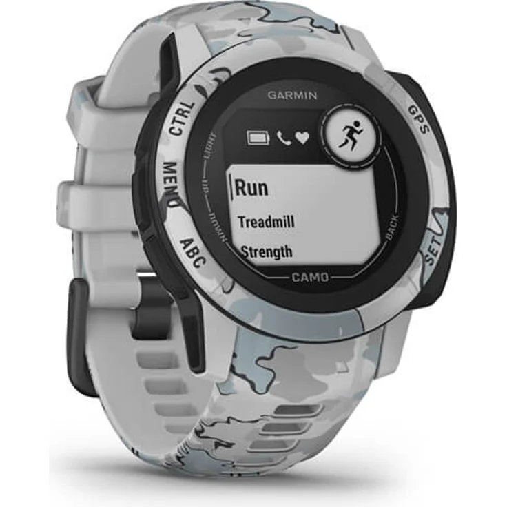 Garmin Instinct 2S Camo Edition Smartwatch GPS, Unisex, Polymergehäuse, Silikonarmband, Camouflage Grau (010-02563-03) – Bild 3