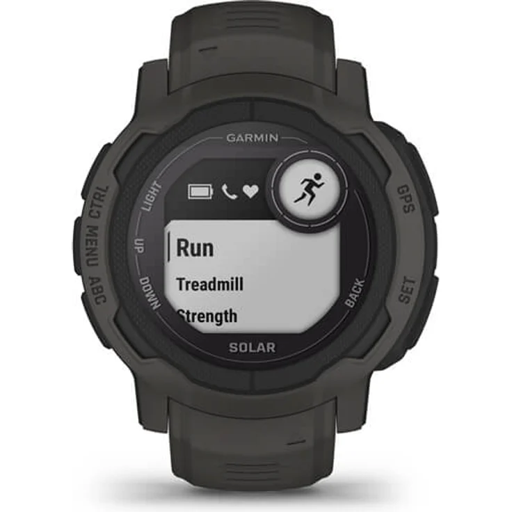 Garmin Instinct 2 Solar Smartwatch GPS, Unisex, Polymergehäuse, Silikonarmband, Schiefergrau (010-02627-00) – Bild 4