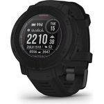 Garmin Instinct 2 Solar Tactical Edition Smartwatch GPS, Unisex, Polymergehäuse, Silikonarmband, Schwarz (010-02627-03)