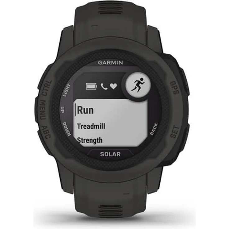Garmin Instinct 2S Solar Smartwatch GPS, Unisex, Polymergehäuse, Silikonarmband, Schiefergrau (010-02564-00) – Bild 4