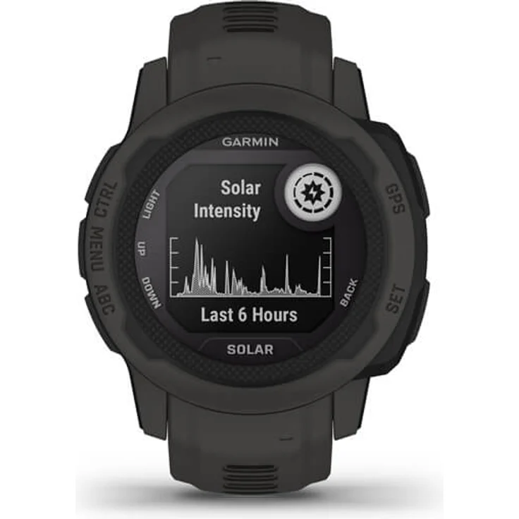 Garmin Instinct 2S Solar Smartwatch GPS, Unisex, Polymergehäuse, Silikonarmband, Schiefergrau (010-02564-00) – Bild 2
