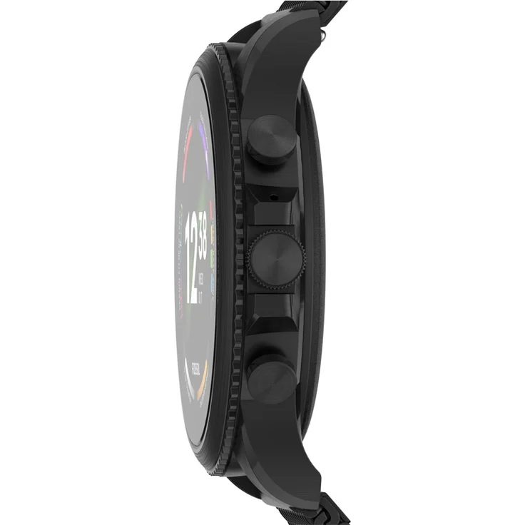 Fossil Gen 6 FTW4066 Smartwatch Herren, 42 mm, Edelstahlgehäuse, Schwarz – Bild 2