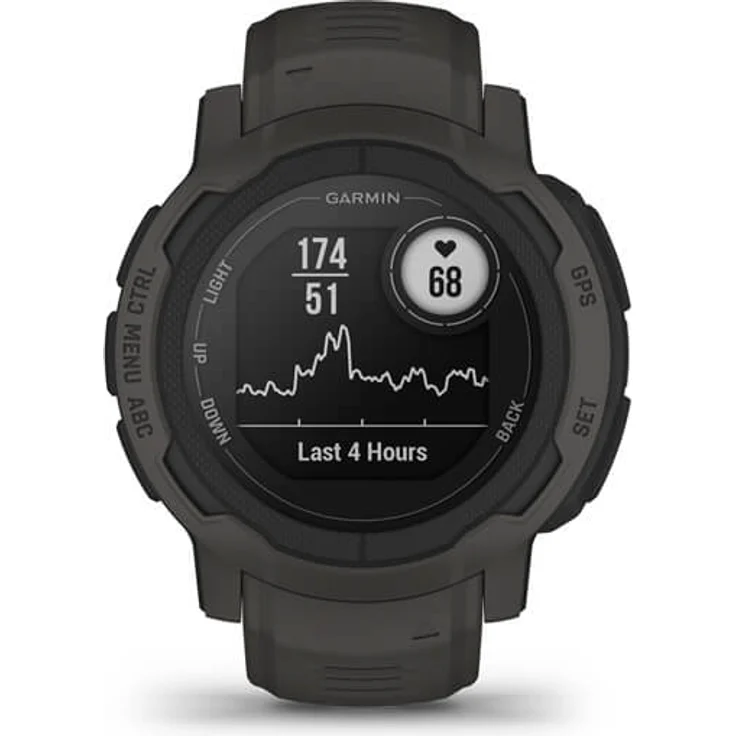 Garmin Instinct 2 Smartwatch GPS, Unisex, Polymergehäuse, Silikonarmband, Schiefergrau (010-02626-00) – Bild 2