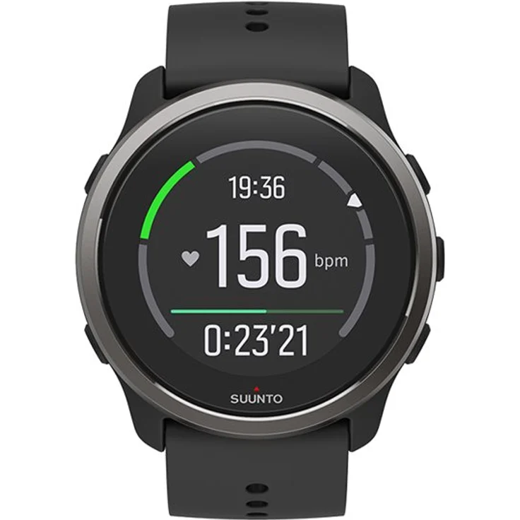 Suunto 5 Peak Smartwatch GPS, Unisex, 43 mm, Edelstahl, Kunststoffgehäuse, Silikonarmband, Black – Bild 13