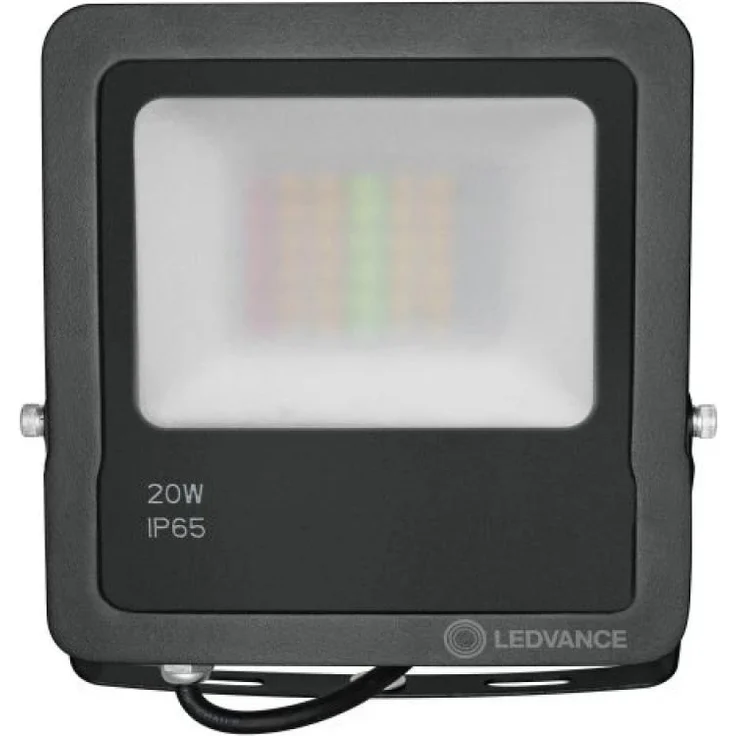 LEDVANCE SMART+ WIFI FLOOD Smarte LED Außenleuchte mit WiFi Technologie, Flutstrahler für Außen, RGB-Farben änderbar, 20W, aus dunkelgrauem Aluminium, Kompatibel mit Google und Alexa Voice Control – Bild 3