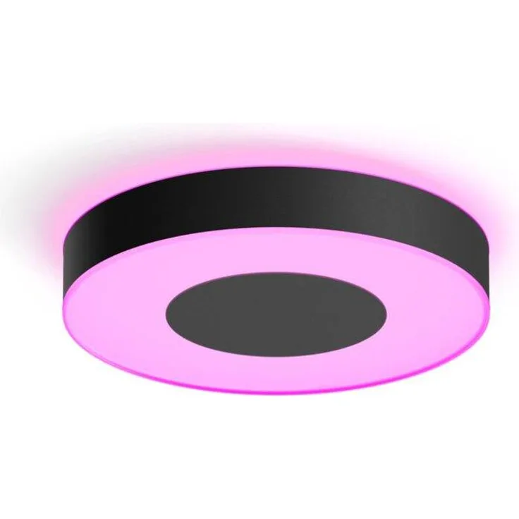 Philips Hue White and Color Ambiance Infuse Deckenleuchte Schwarz L 4500 lm inkl. LED-Modul Dimmbar