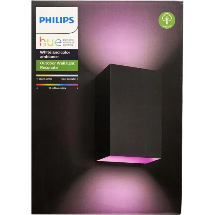 Philips Hue Resonate Wandleuchte 1200lm, schwarz, WACA – Bild 7