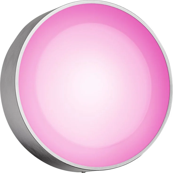 Philips Hue White and Color Ambiance Daylo LED Außenwandleuchte Daylo, bis zu 16 Mio. Farben, steuerbar via App, kompatibel mit Amazon Alexa (Echo, Echo Dot), silber – Bild 2