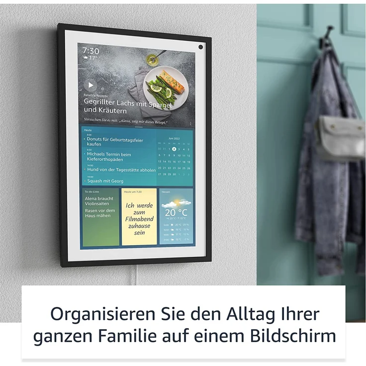 Amazon Echo Show 15, 15,6-Zoll-Smart Display in Full HD, für ein organisiertes Familienleben mit Alexa, Smart Speaker, Smart Display, weiß – Bild 3