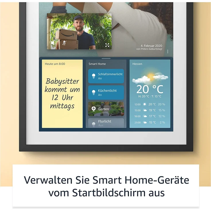 Amazon Echo Show 15, 15,6-Zoll-Smart Display in Full HD, für ein organisiertes Familienleben mit Alexa, Smart Speaker, Smart Display, weiß – Bild 4