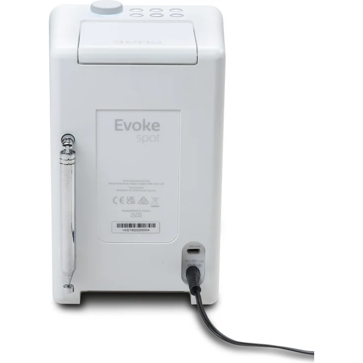 Pure Evoke Spot kompaktes Musiksystem in Cotton White – Bild 4