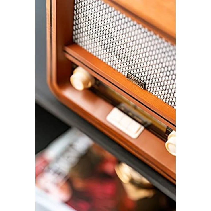 CAMRY CR 1188 Radio mit Holzgehäuse FM Nostalgieradio mit Bluetooth Retro Radiogerät mit AM – Bild 7