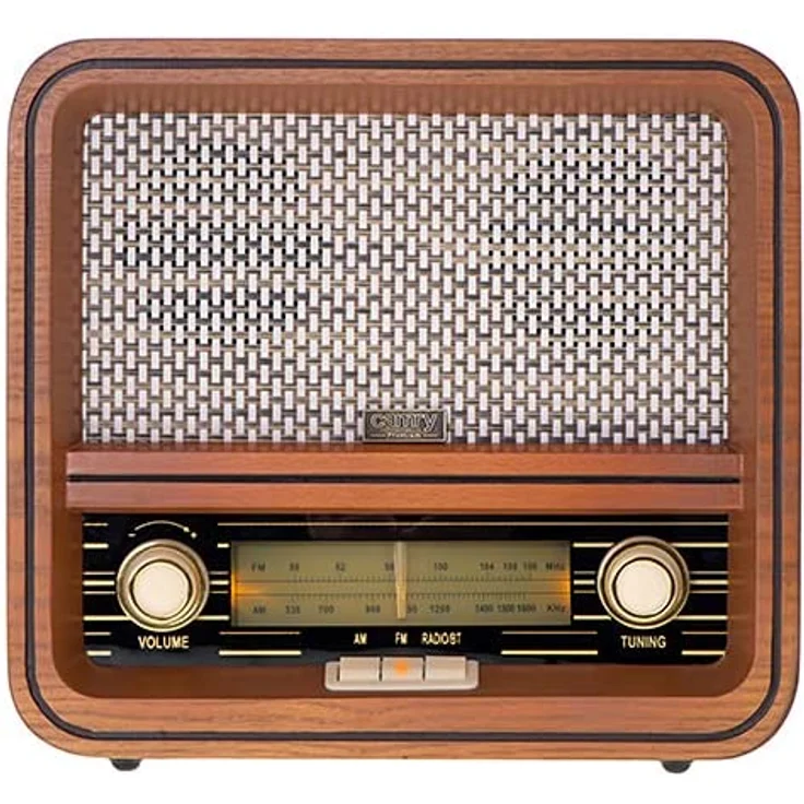 CAMRY CR 1188 Radio mit Holzgehäuse FM Nostalgieradio mit Bluetooth Retro Radiogerät mit AM – Bild 2
