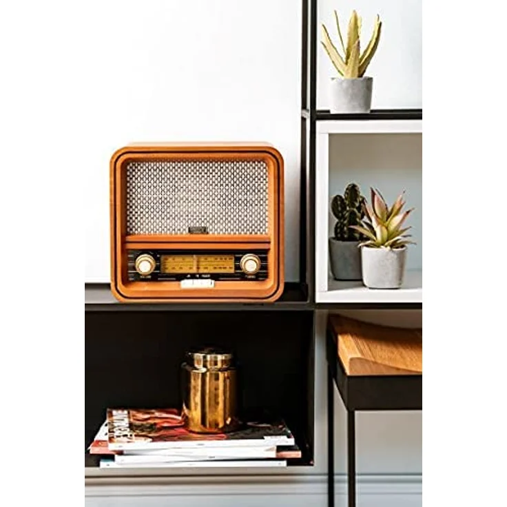 CAMRY CR 1188 Radio mit Holzgehäuse FM Nostalgieradio mit Bluetooth Retro Radiogerät mit AM – Bild 6